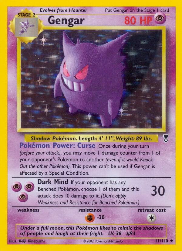 Gengar 011/110, Legendary Collection, Pokémon TCG card