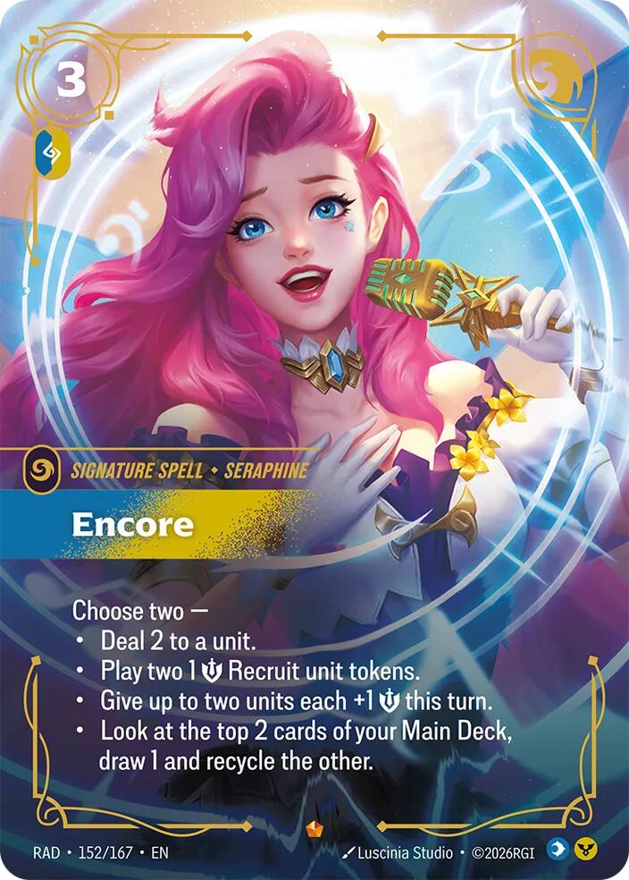 Encore 152/167, Radiance, Riftbound card