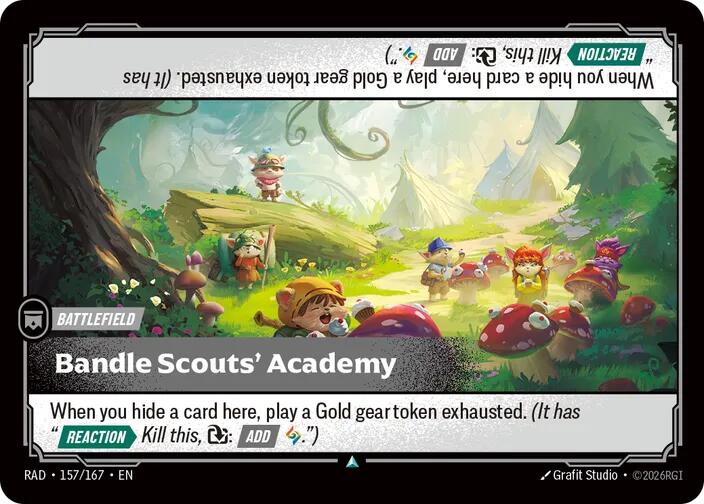Bandle Scouts' Academy 157/167, Radiance, Riftbound card