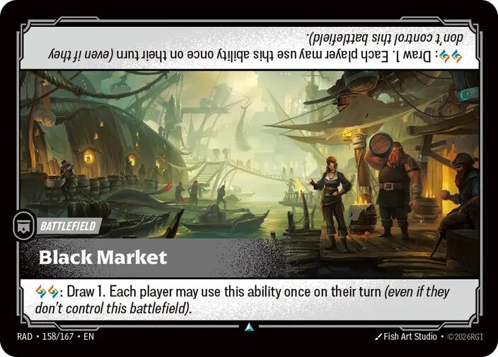 Black Market 158/167, Radiance, Riftbound card