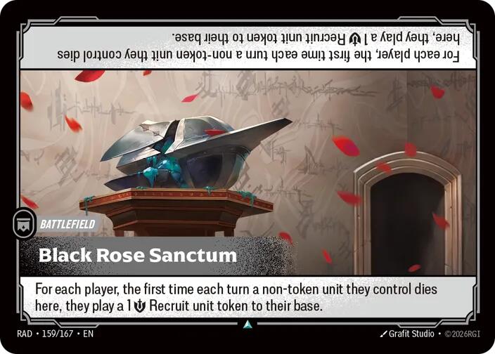 Black Rose Sanctum 159/167, Radiance, Riftbound card