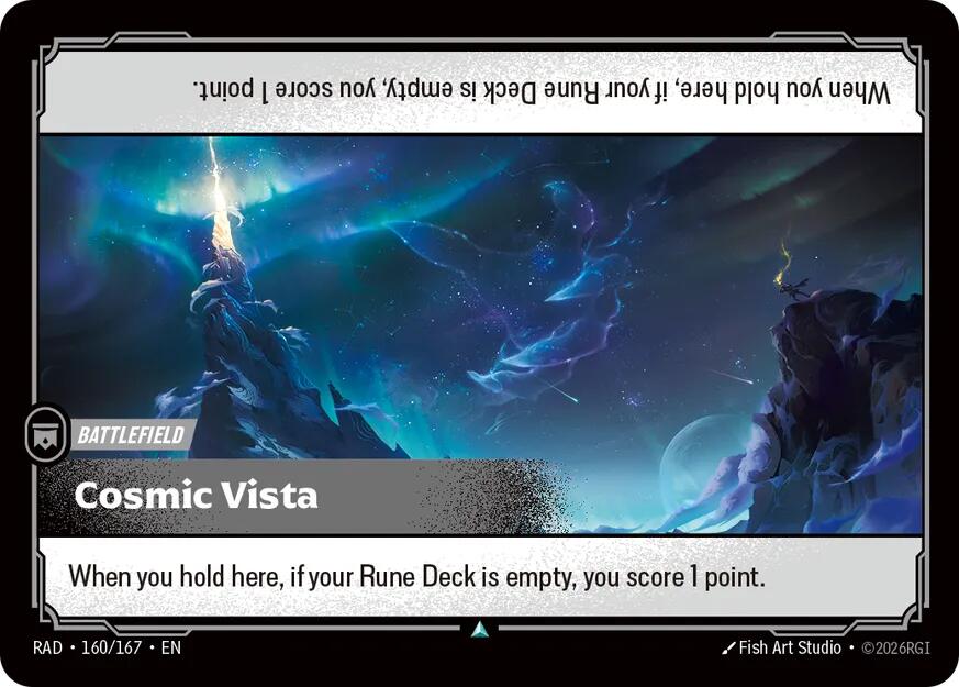 Cosmic Vista 160/167, Radiance, Riftbound card