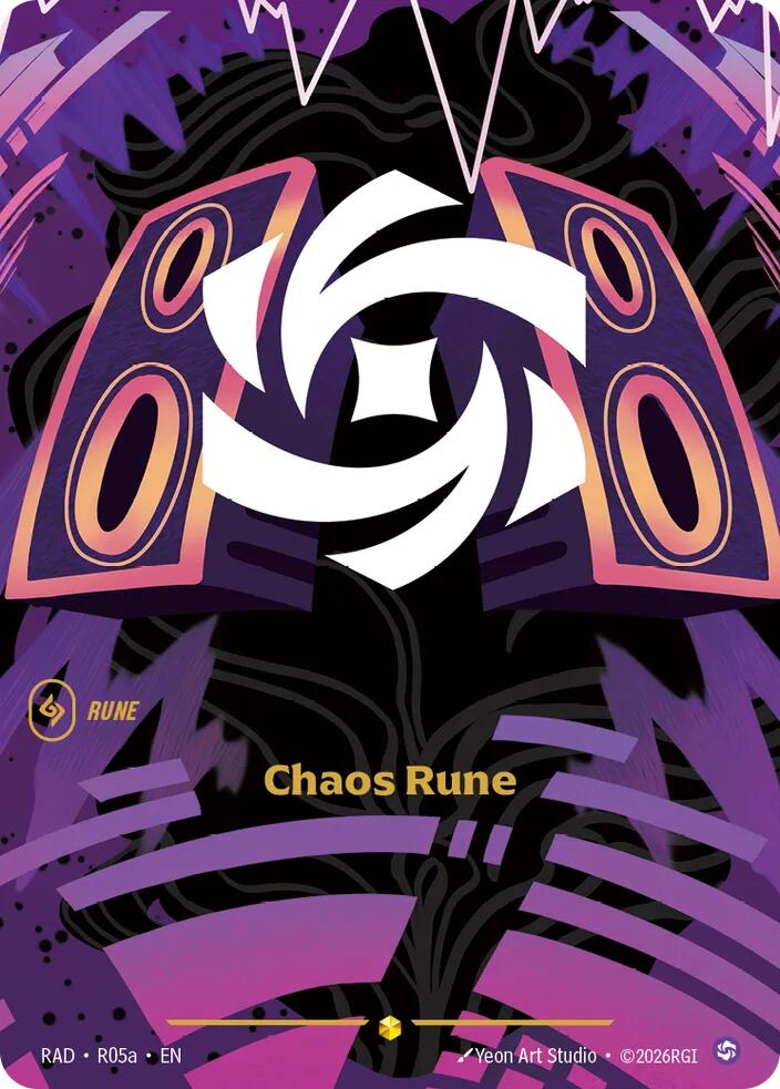 Chaos Rune (R05a) R05a, Radiance, Riftbound card