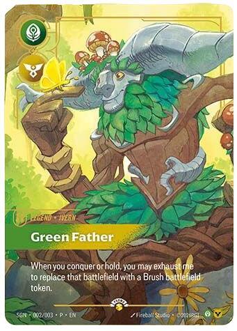 Ivern, Green Father 002/003, Secret Garden, Riftbound card